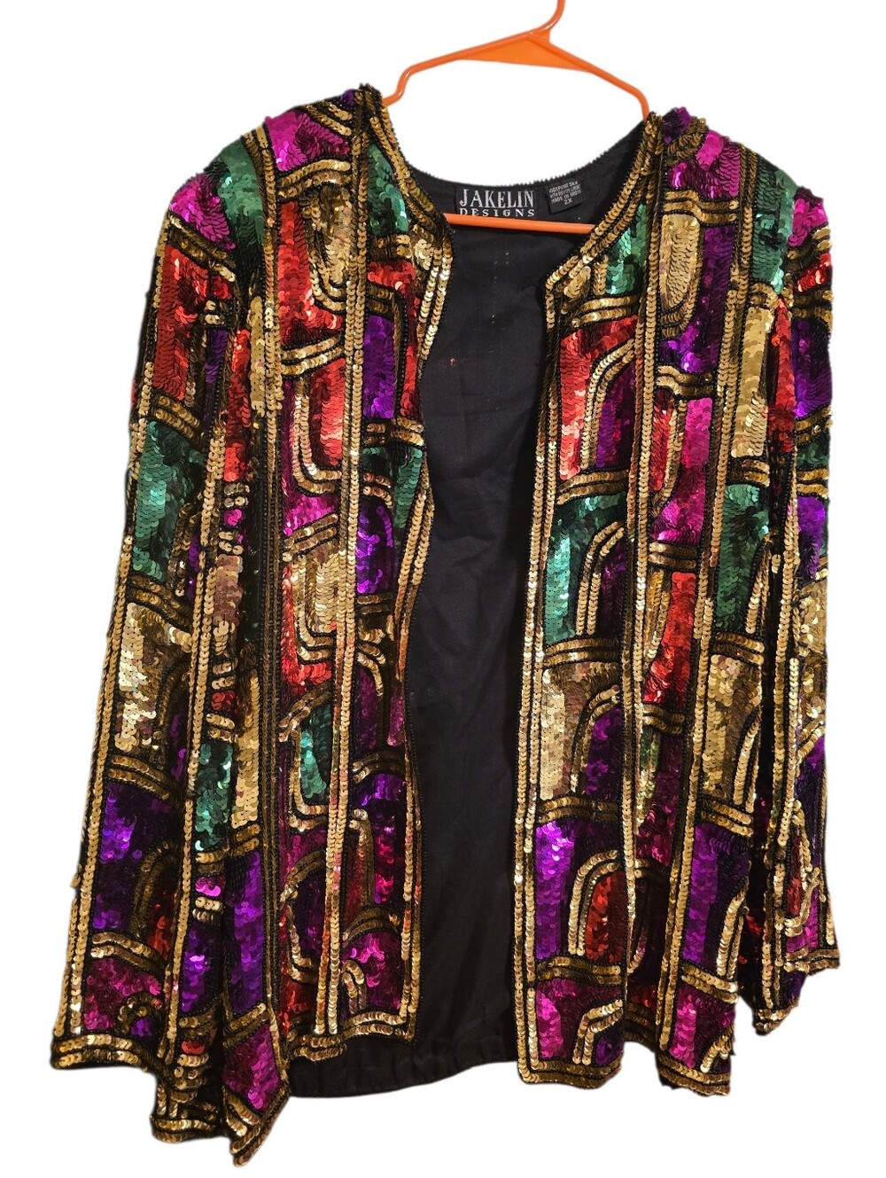 Vintage | 80s Multicolor Sequin Jacket